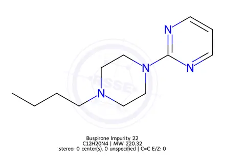 Chemical structure of Buspirone Impurity 22