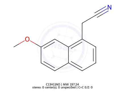 Chemical structure of Agomelatine impurity 12