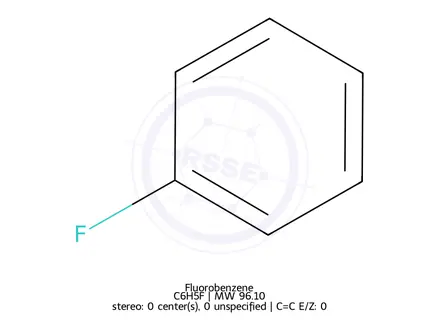 Chemical structure of Fluorobenzene