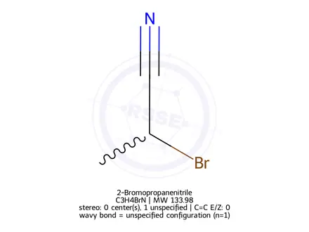 Chemical structure of 2-Bromopropanenitrile