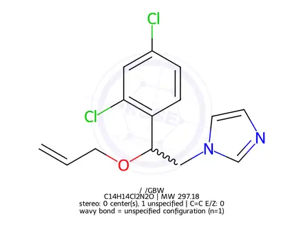 Chemical structure of Imazalil