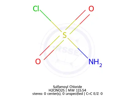 Chemical structure of Sulfamoyl Chloride