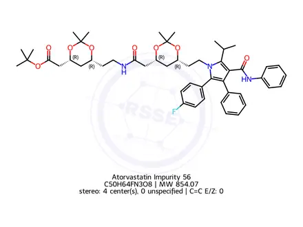 Chemical structure of Atorvastatin Impurity 56