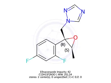 Chemical structure of Efinaconazole Impurity 42