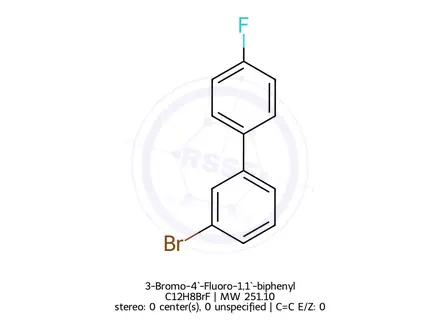 Chemical structure of 3-Bromo-4`-Fluoro-1,1`-biphenyl