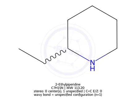 Chemical structure of 2-Ethylpiperidine