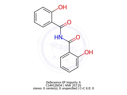 Chemical structure of Deferasirox EP Impurity A