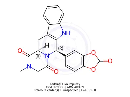 Chemical structure of Tadalafil Impurity 40