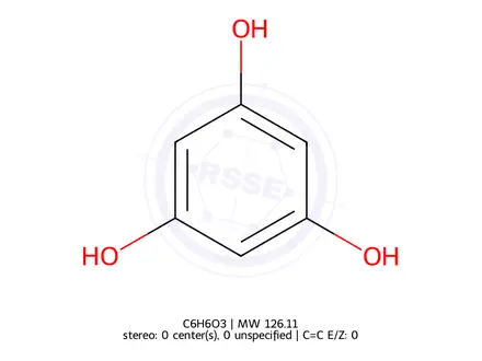 Chemical structure of Phloroglucinol