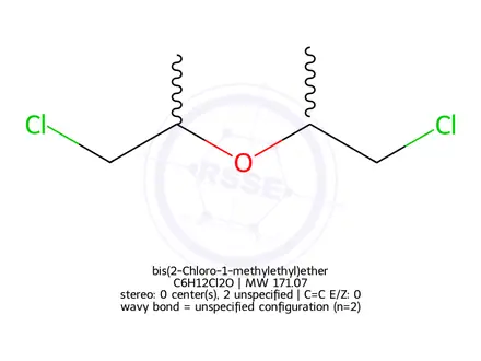 Chemical structure of bis(2-Chloro-1-methylethyl)ether