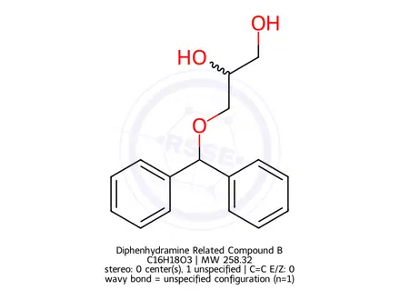 Chemical structure of 3-(Diphenylmethoxy)-1,2-propanediol