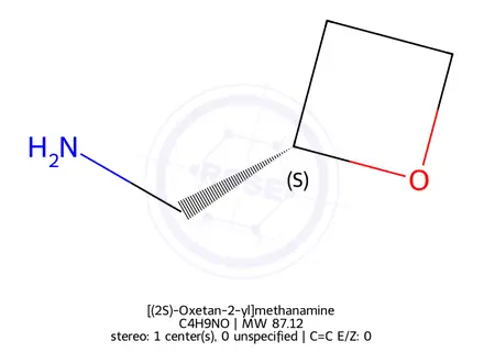 Chemical structure of [(2S)-Oxetan-2-yl]methanamine