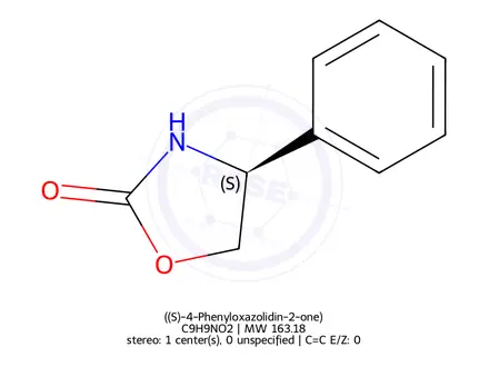 Chemical structure of ((S)-4-Phenyloxazolidin-2-one)