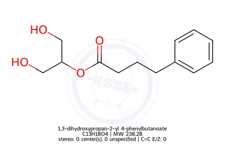 Chemical structure of Glycerol phenylbutyrate Impurity 7