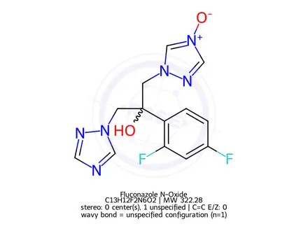 Chemical structure of Fluconazole Nitric Oxide