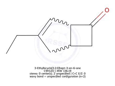 Chemical structure of 3-Ethylbicyclo[3.2.0]hept-3-en-6-one