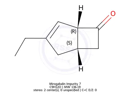 Chemical structure of Mirogabalin Impurity 7