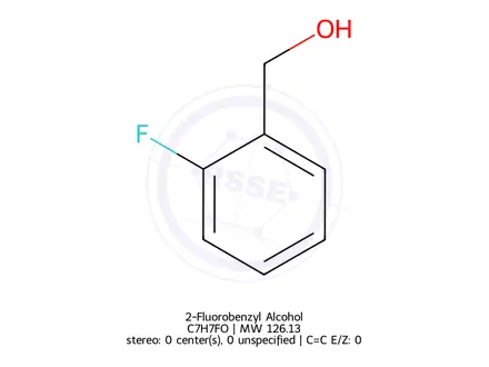 Chemical structure of 2-Fluorobenzyl Alcohol