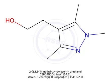 Chemical structure of 2-(1,3,5-Trimethyl-1H-pyrazol-4-yl)ethanol
