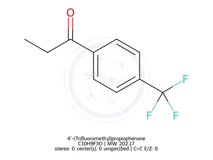 Chemical structure of 4`-(Trifluoromethyl)propiophenone