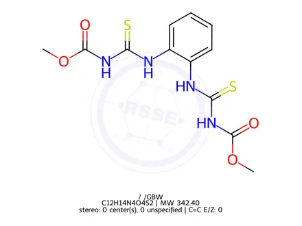 Chemical structure of Thiophanate-methyl