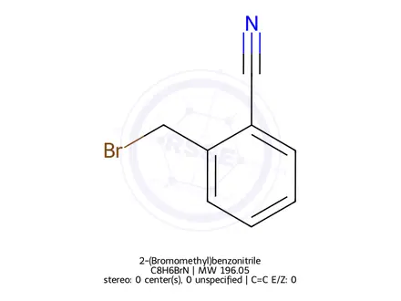 Chemical structure of 2-(Bromomethyl)benzonitrile