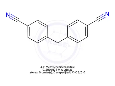 Chemical structure of 4,4'-Methylenedibenzonitrile