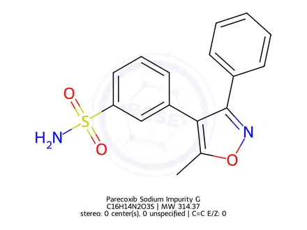 Chemical structure of Parecoxib Sodium Impurity G