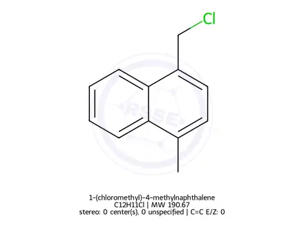 Chemical structure of 1-(chloromethyl)-4-methylnaphthalene