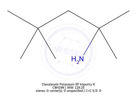 Chemical structure of Clavulanic acid Impurity K