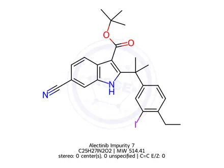 Chemical structure of Alectinib Impurity 7