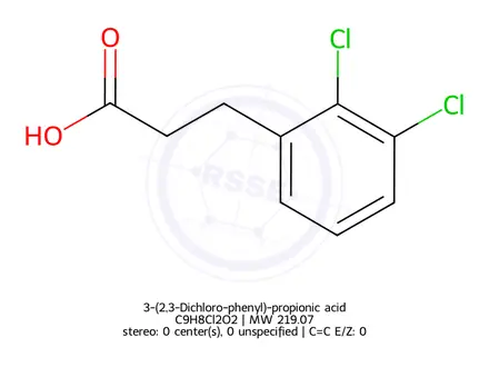 Chemical structure of 3-(2,3-Dichloro-phenyl)-propionic acid
