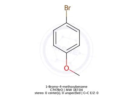 Chemical structure of 1-Bromo-4-methoxybenzene