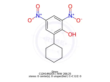 Chemical structure of Dinex