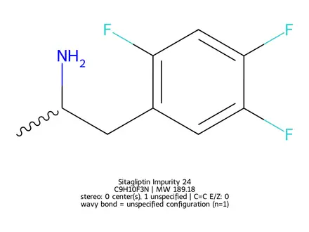 Chemical structure of Sitagliptin Impurity 24