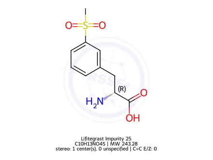 Chemical structure of Lifitegrast Impurity 25