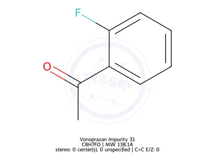 Chemical structure of 2'-Fluoroacetophenone