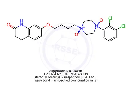 Chemical structure of Aripiprazole N,N-Dioxide