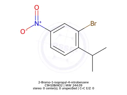 Chemical structure of 2-Bromo-1-isopropyl-4-nitrobenzene