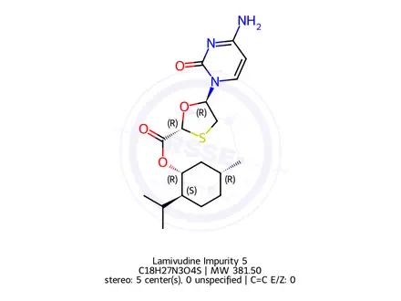 Chemical structure of Lamivudine Impurity 5