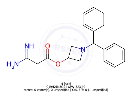 Chemical structure of Azelnidipine Impurity 7(Acetate)