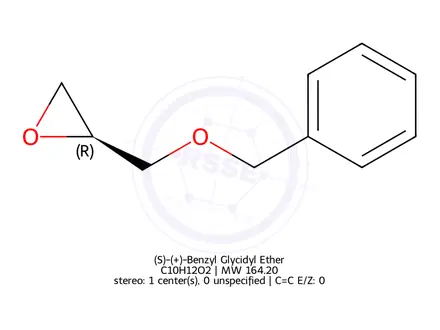 Chemical structure of (S)-(+)-Benzyl Glycidyl Ether