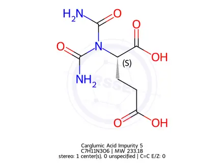 Chemical structure of Carglumic Acid Impurity 5
