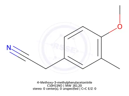 Chemical structure of 4-Methoxy-3-methylphenylacetonitrile