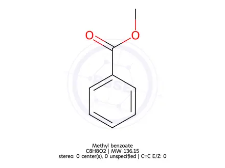 Chemical structure of Methyl benzoate