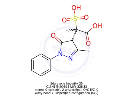 Chemical structure of Edaravone impurity P1