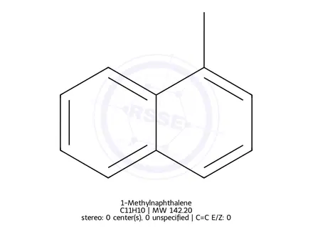 Chemical structure of 1-Methylnaphthalene