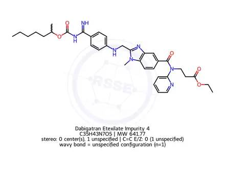 Chemical structure of Dabigatran Impurity 84