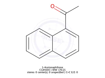 Chemical structure of 1'-Acetonaphthone