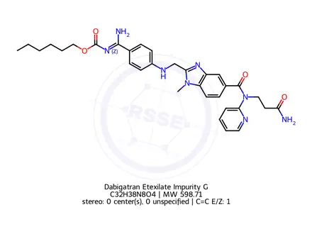 Chemical structure of Dabigatran impurity 70